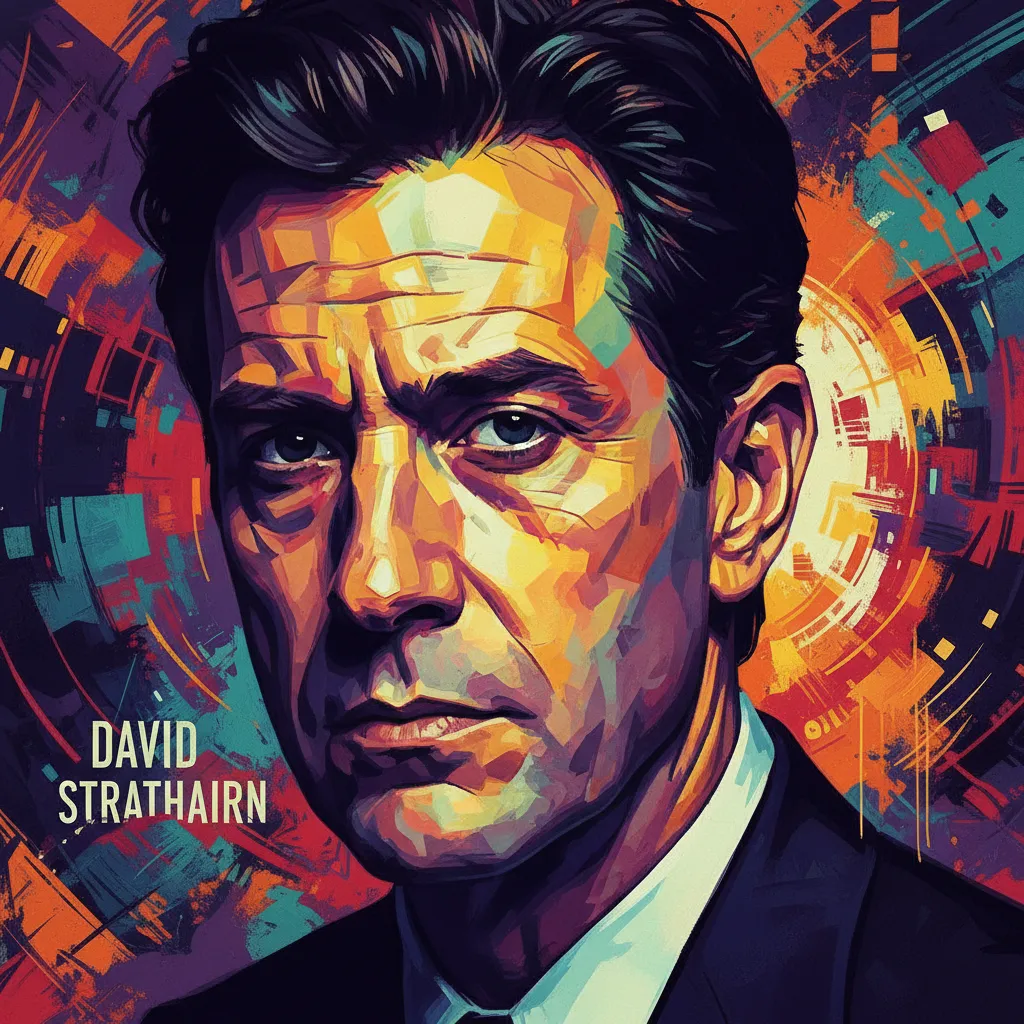 Artistic portrait of David Strathairn