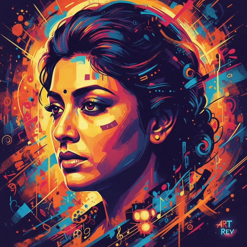Artistic portrait of Revathi