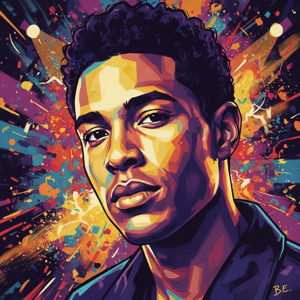 Artistic portrait of Brayden Edwards