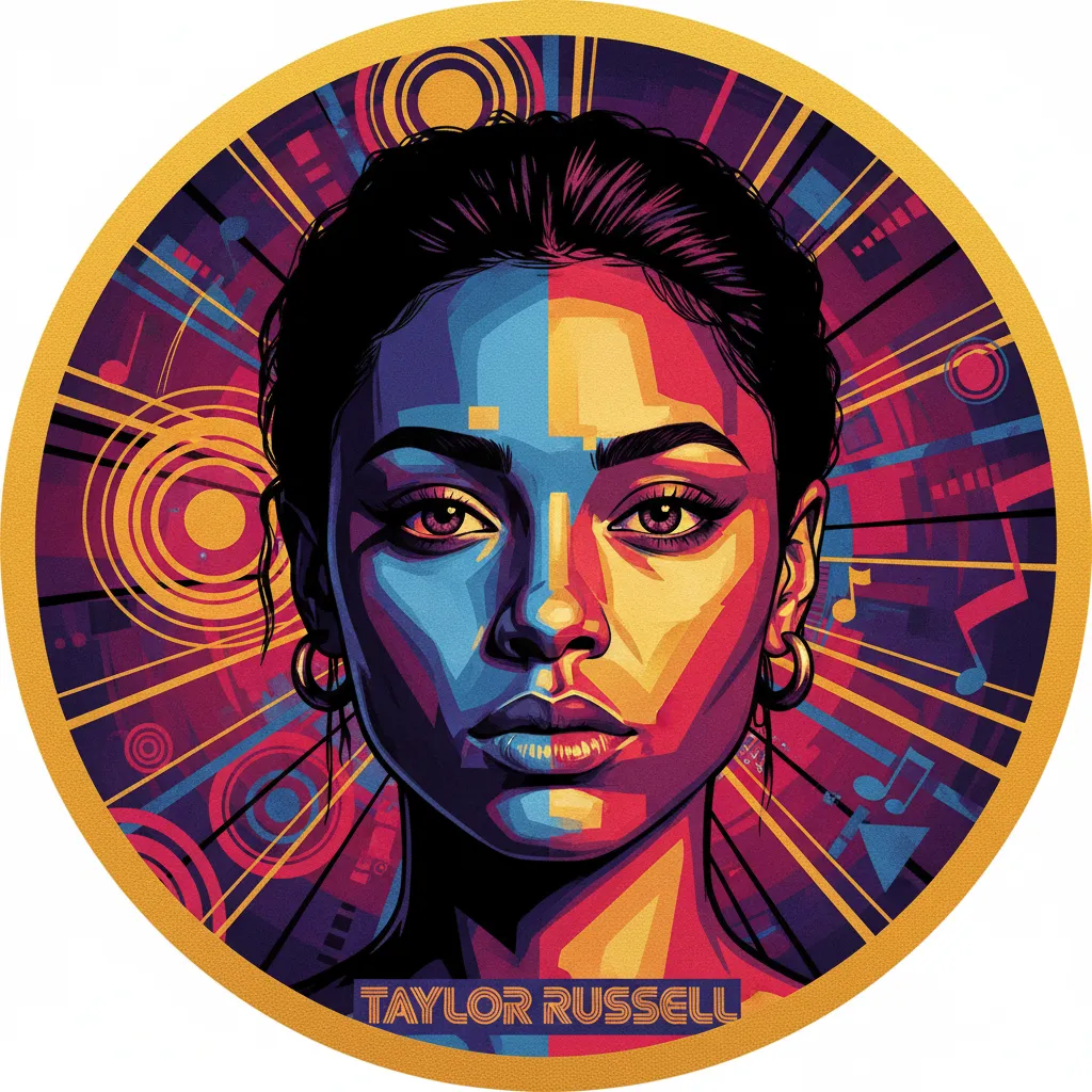 Artistic portrait of Taylor Russell