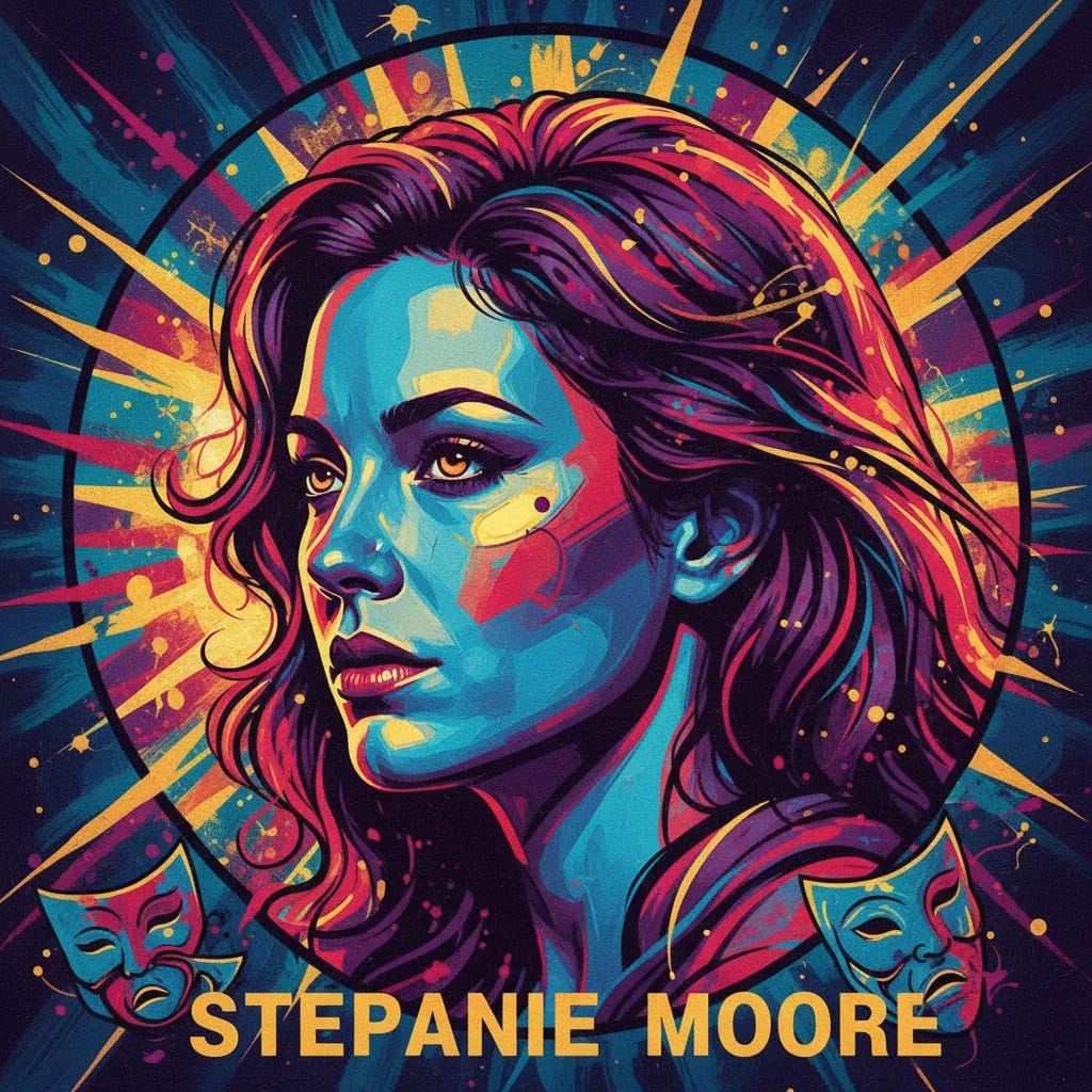 Artistic portrait of Stephanie Moore