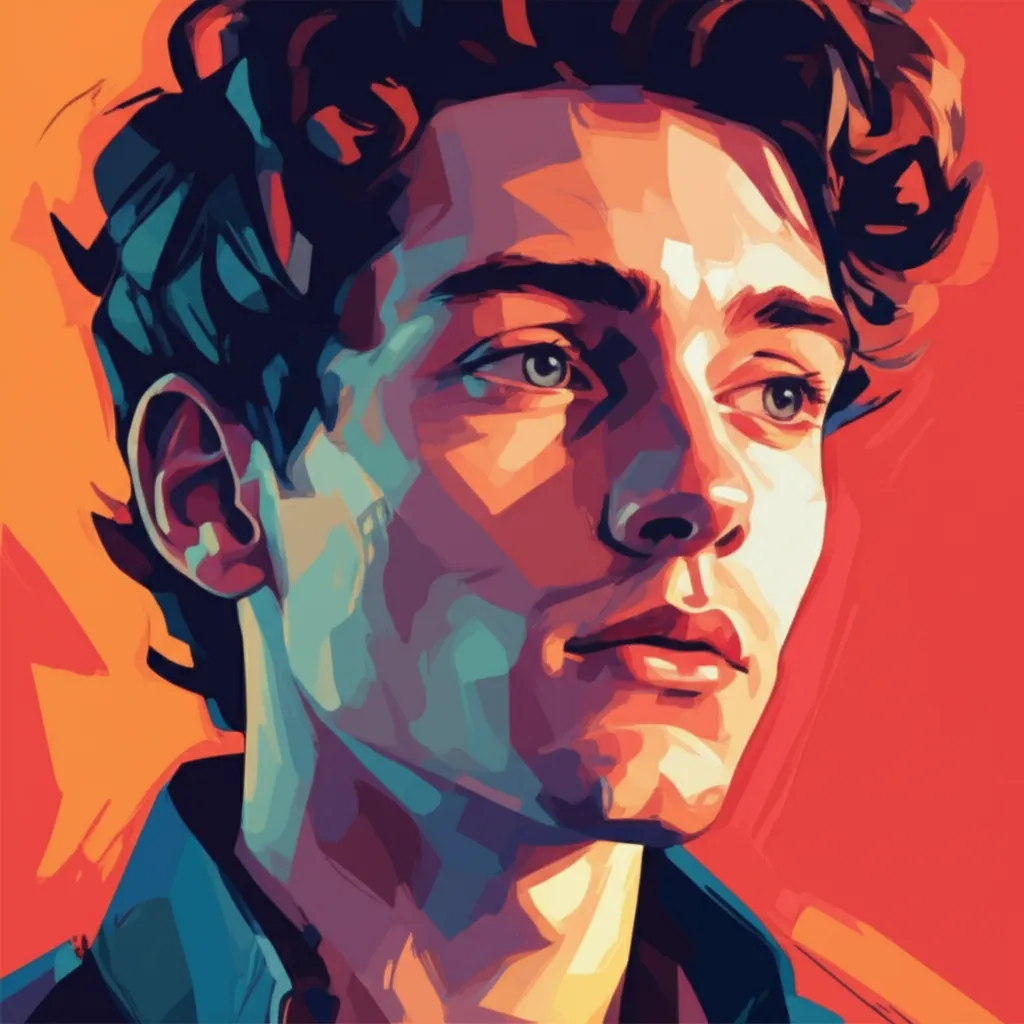 Artistic portrait of Jackson Bond