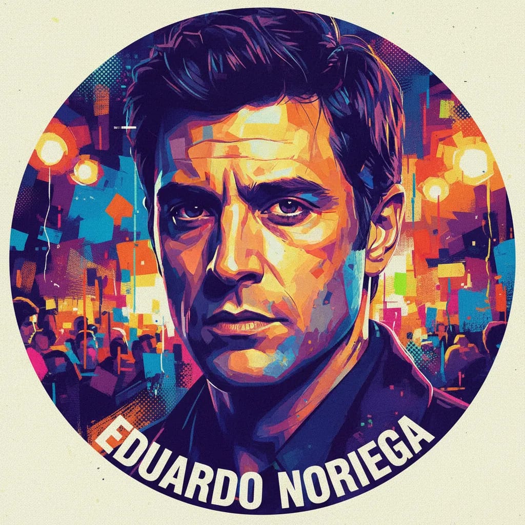 Artistic portrait of Eduardo Noriega