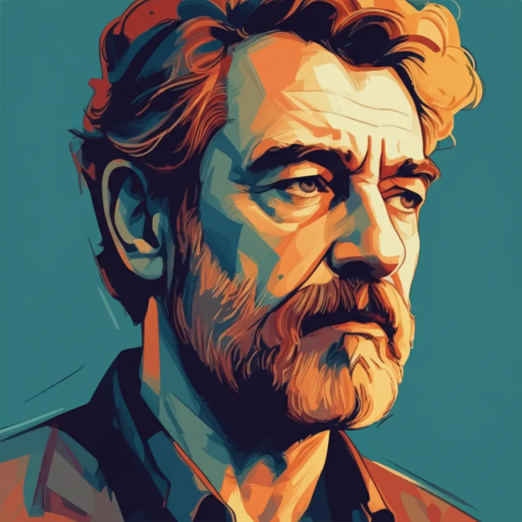 Artistic portrait of Christos Stergioglou
