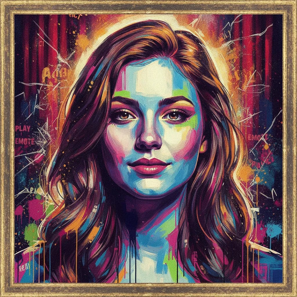 Artistic portrait of Isabelle Nélisse