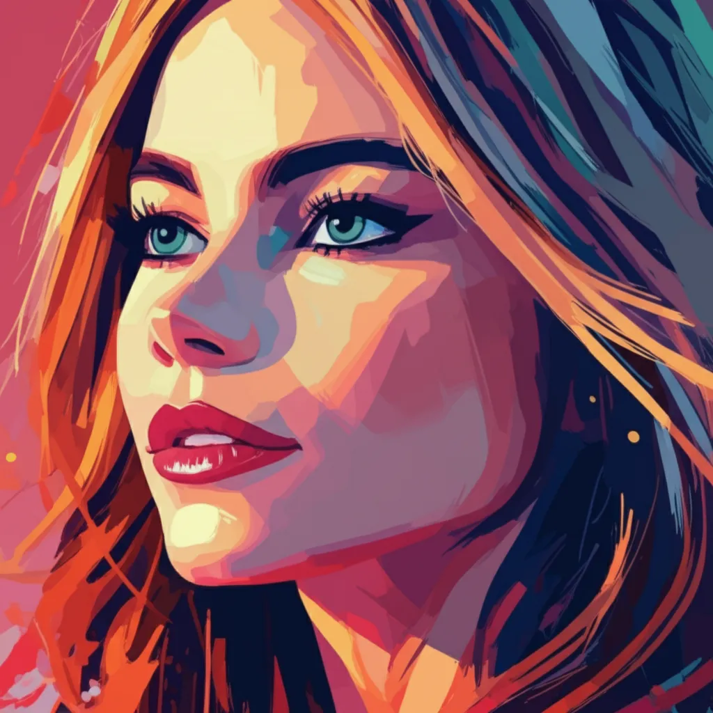 Artistic portrait of Sofía Vergara