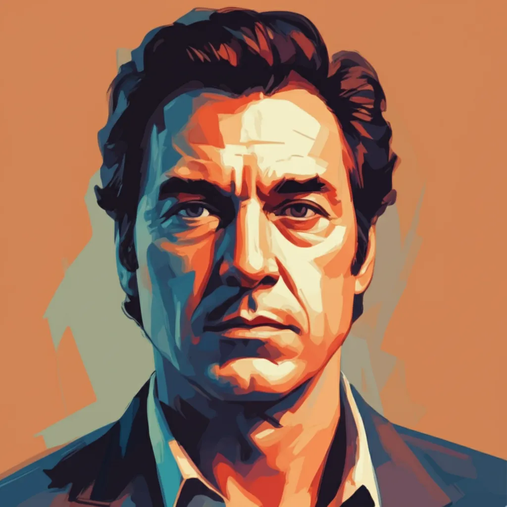 Artistic portrait of Ray Liotta