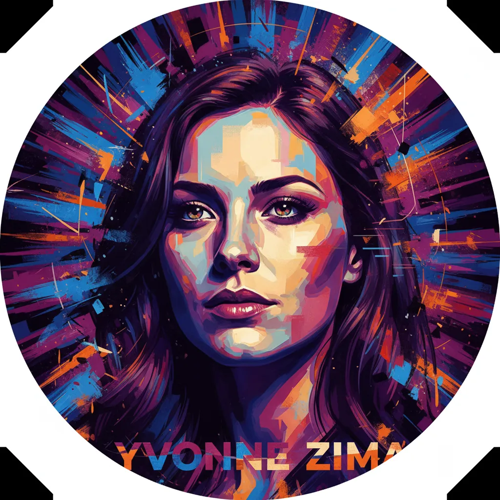 Artistic portrait of Yvonne Zima