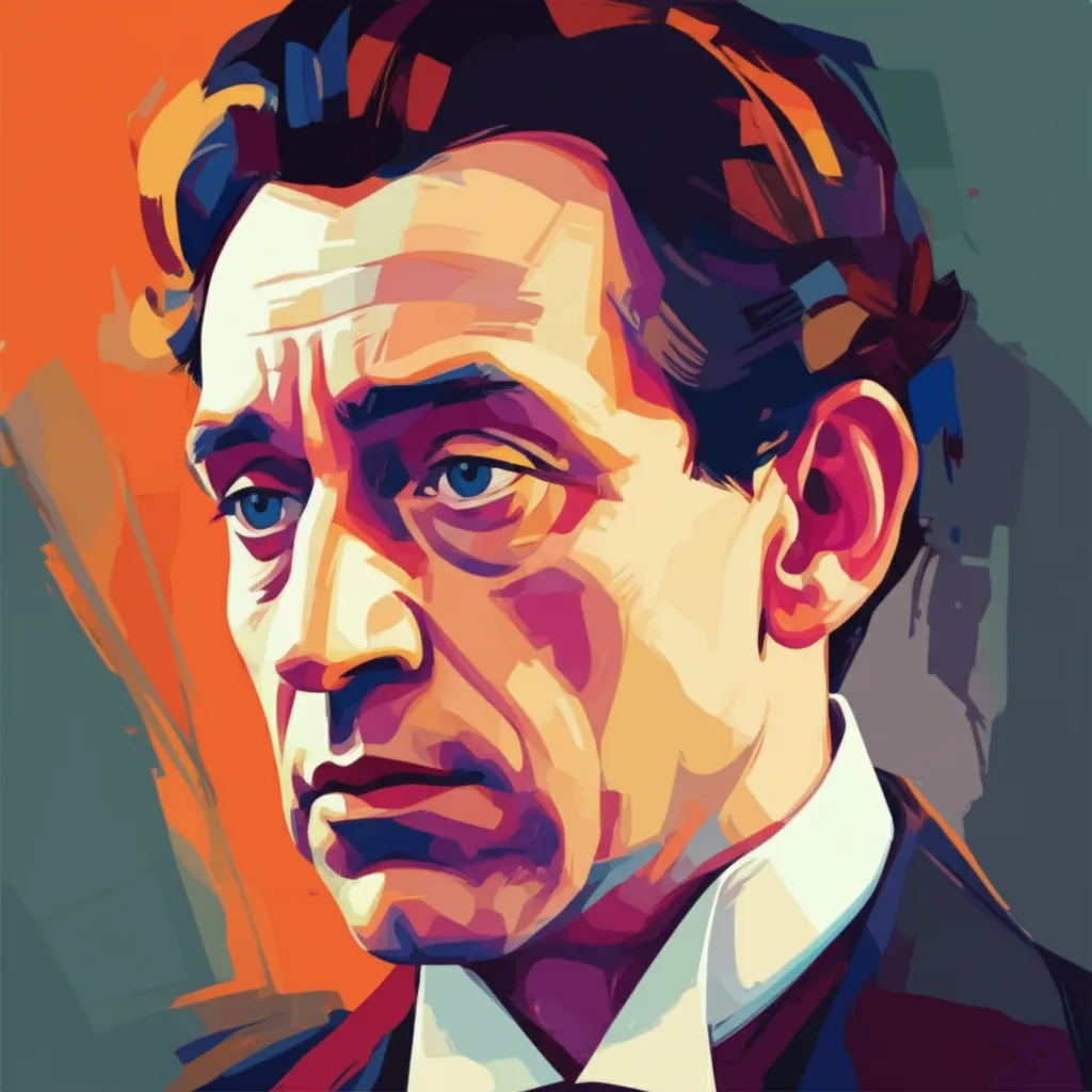Artistic portrait of Alexander Granach