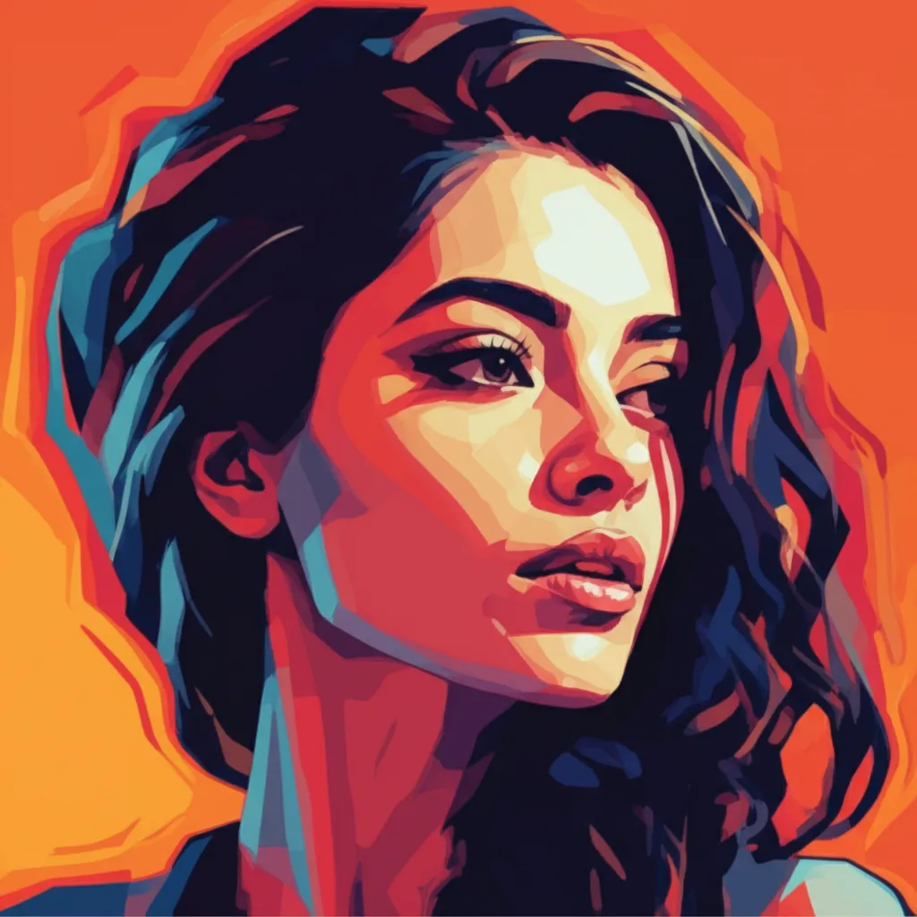 Artistic portrait of Ahd