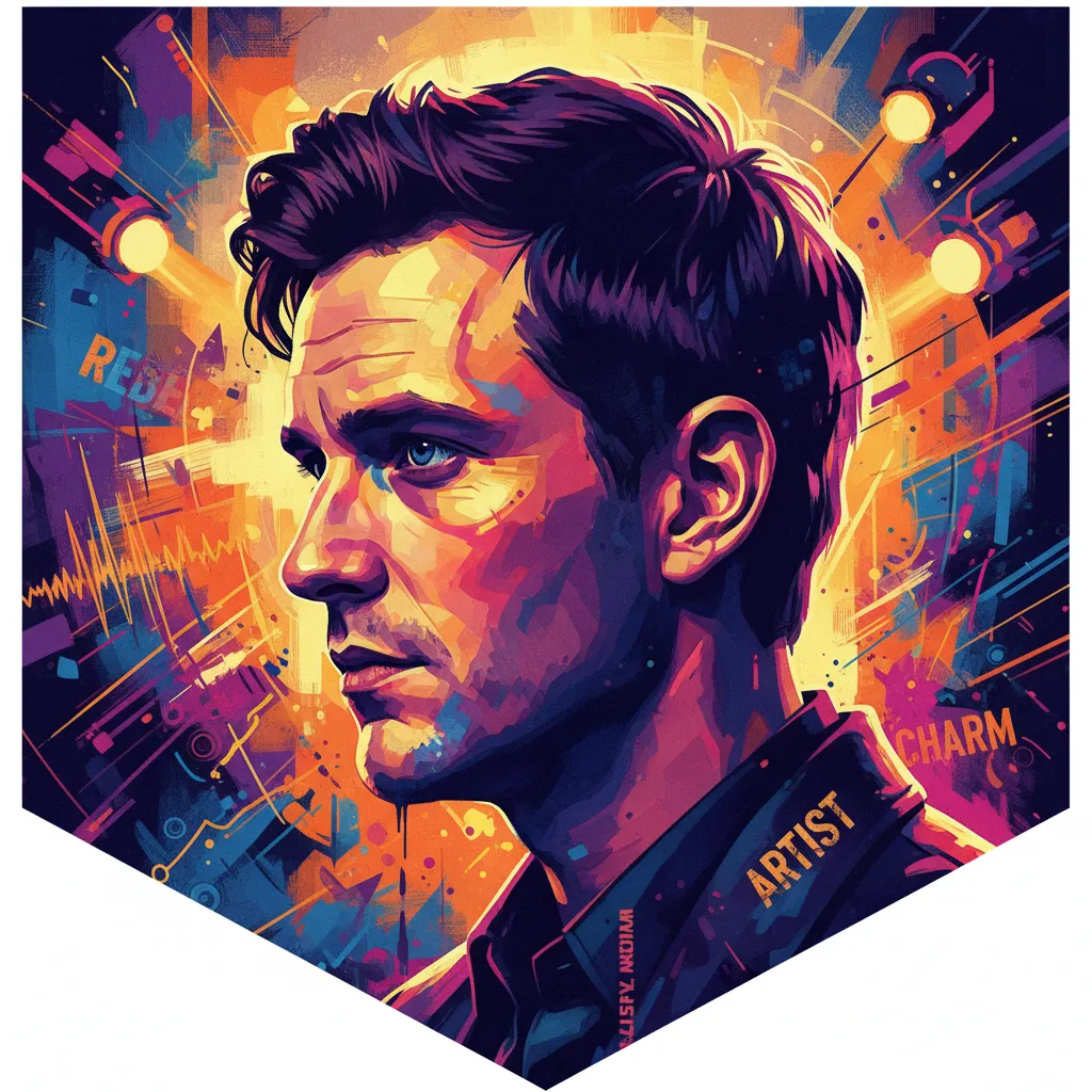 Artistic portrait of Matt Smith
