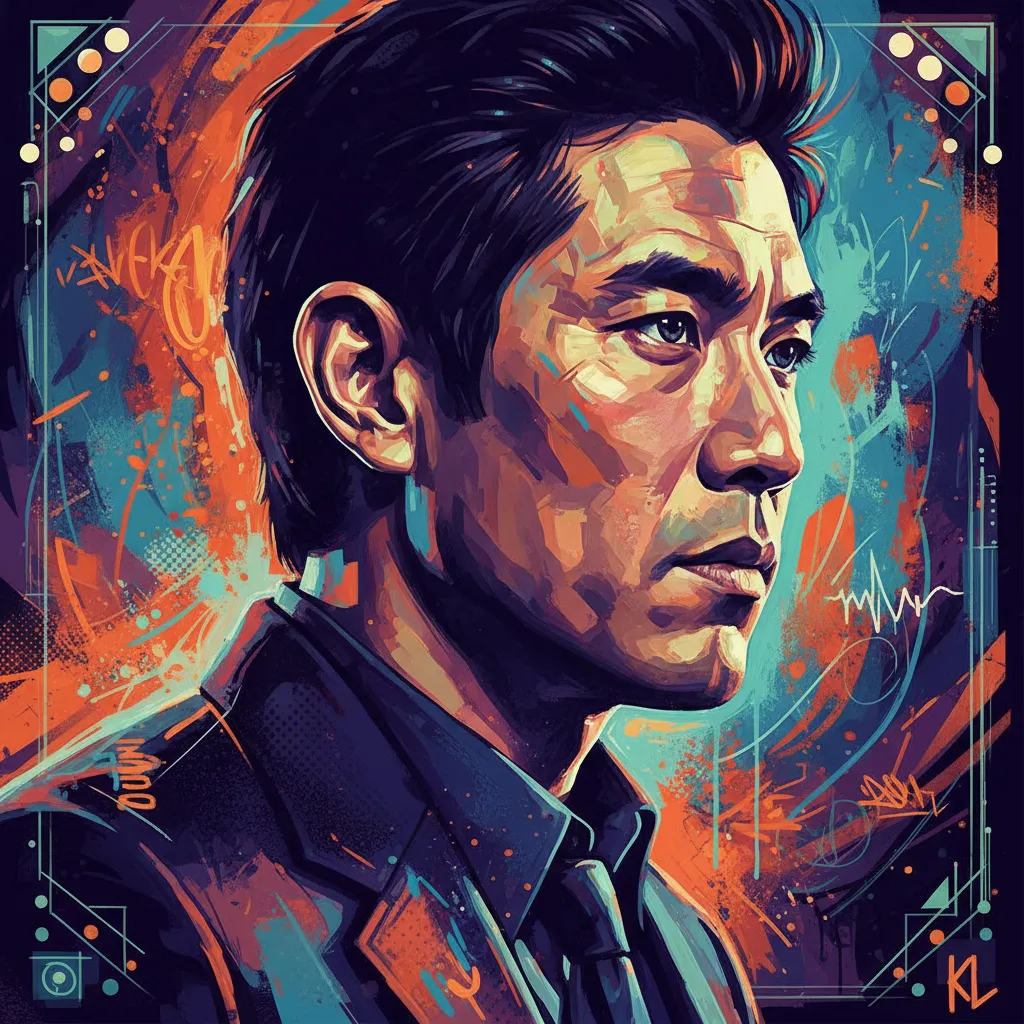 Artistic portrait of Ken Leung