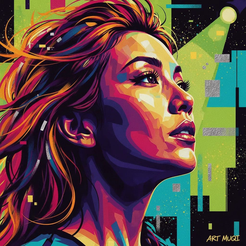 Artistic portrait of Miya Muqi