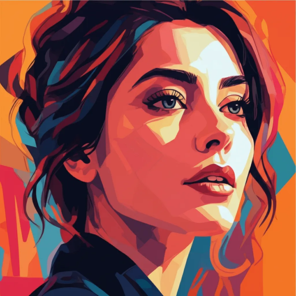 Artistic portrait of Sareh Bayat