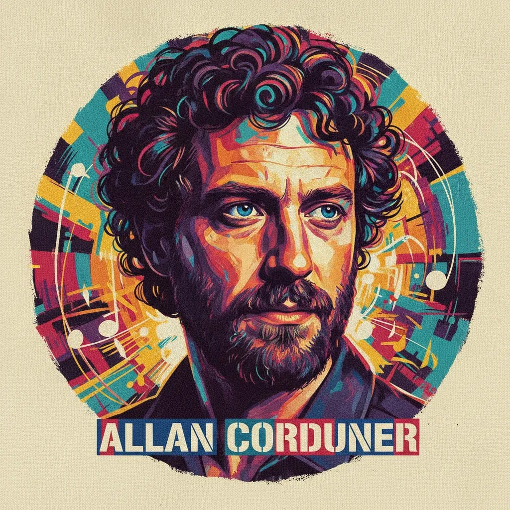 Artistic portrait of Allan Corduner