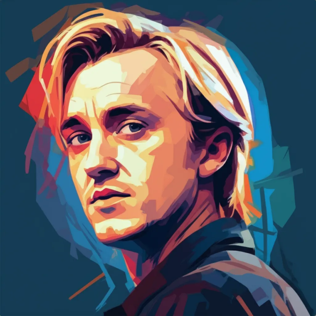 Artistic portrait of Tom Felton