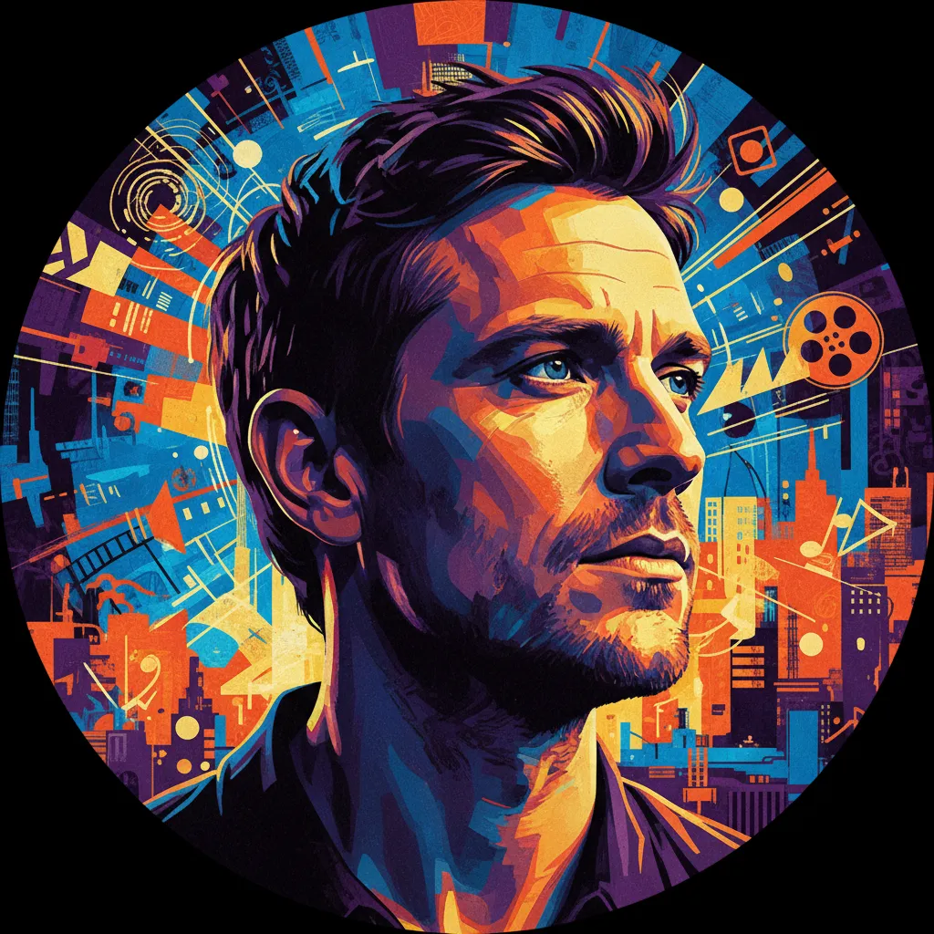 Artistic portrait of Peter Spierig