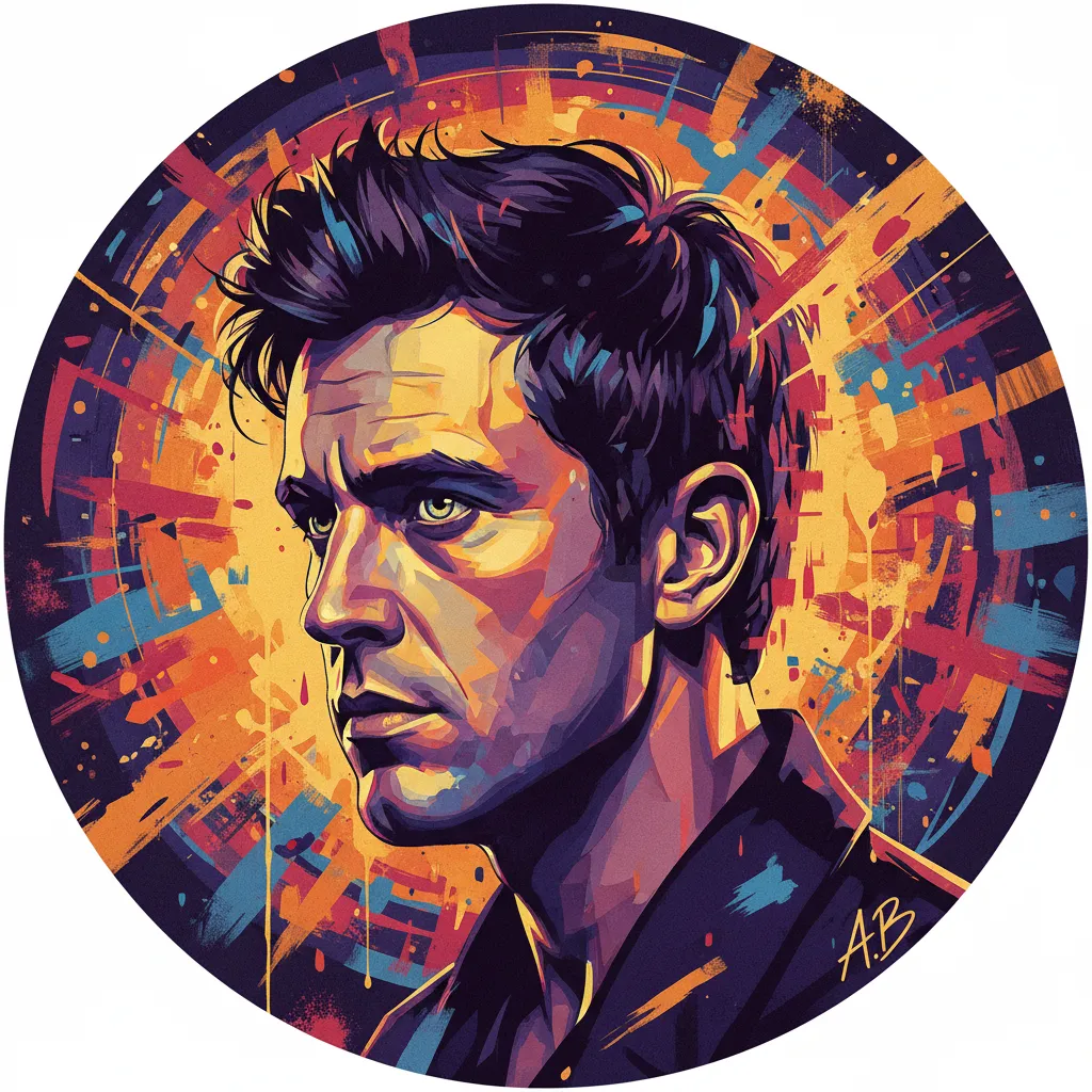 Artistic portrait of Andrew Bennett