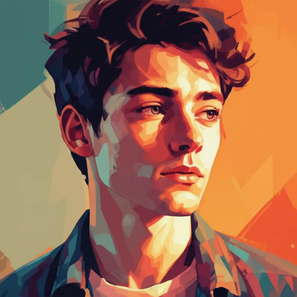 Artistic portrait of Charlie Rowe