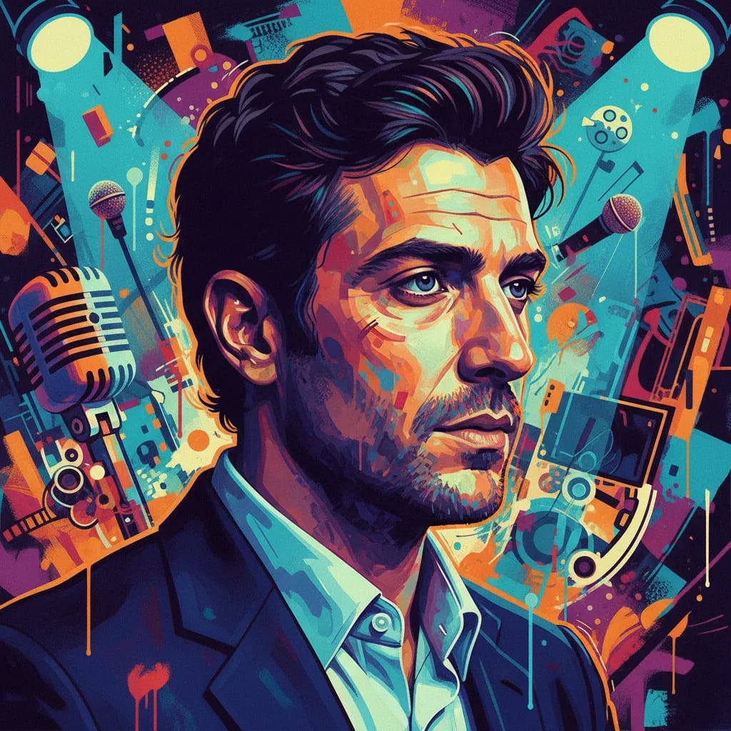 Artistic portrait of Flavio Parenti