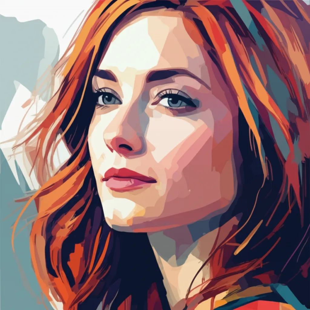 Artistic portrait of A.J. Cook