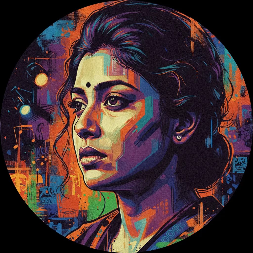 Artistic portrait of Sarala Kariyawasam
