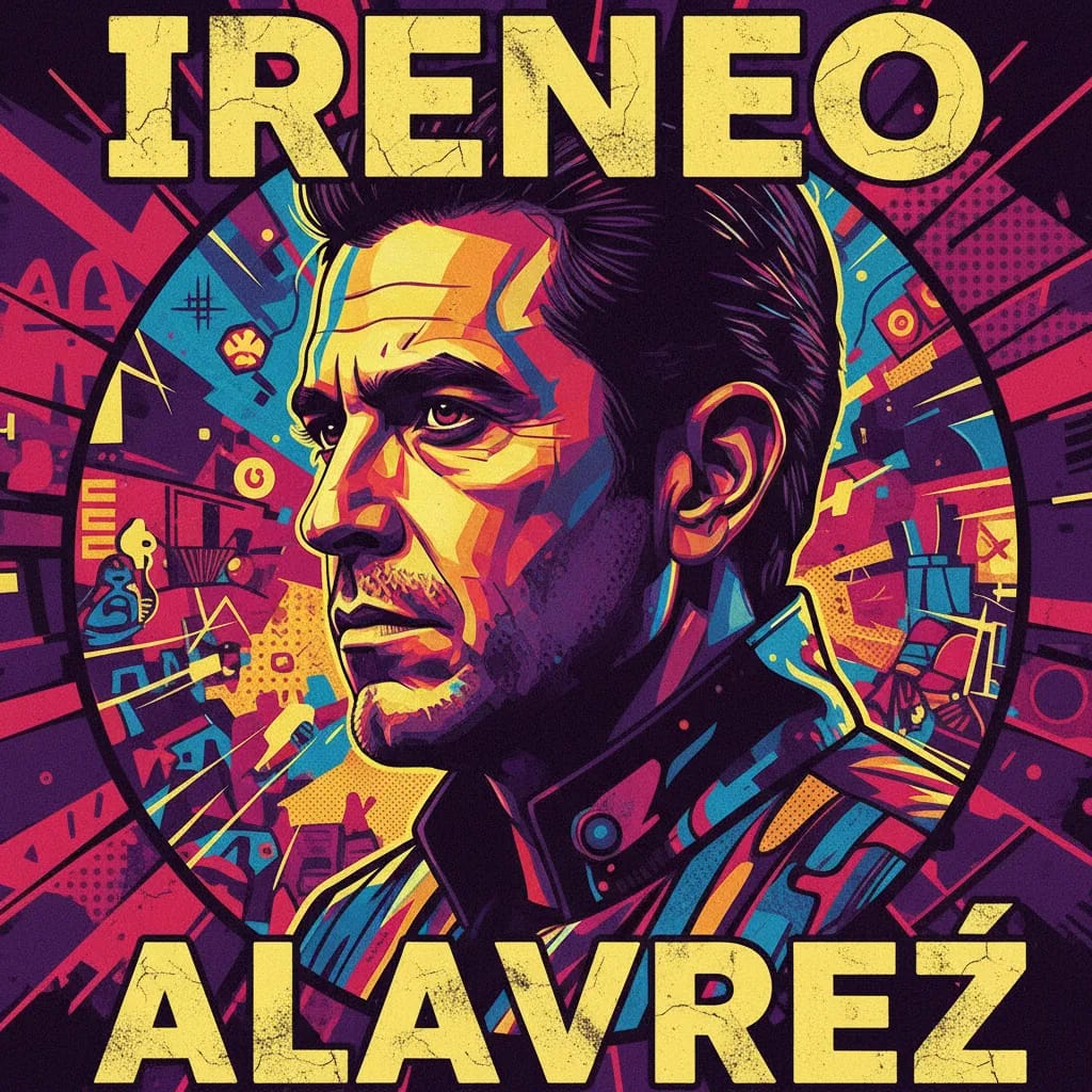 Artistic portrait of Irineo Alvarez
