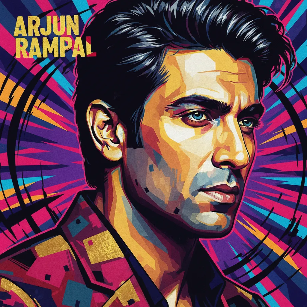 Artistic portrait of Arjun Rampal