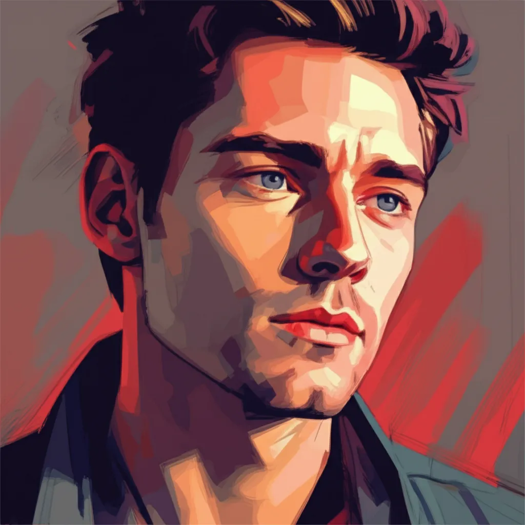 Artistic portrait of Christian Stevens