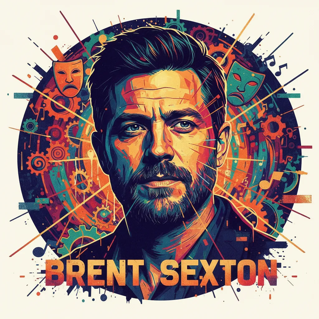 Artistic portrait of Brent Sexton