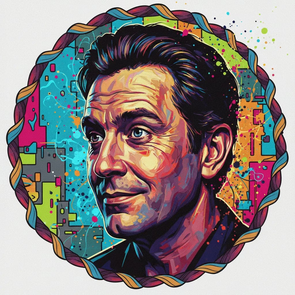 Artistic portrait of David Threlfall