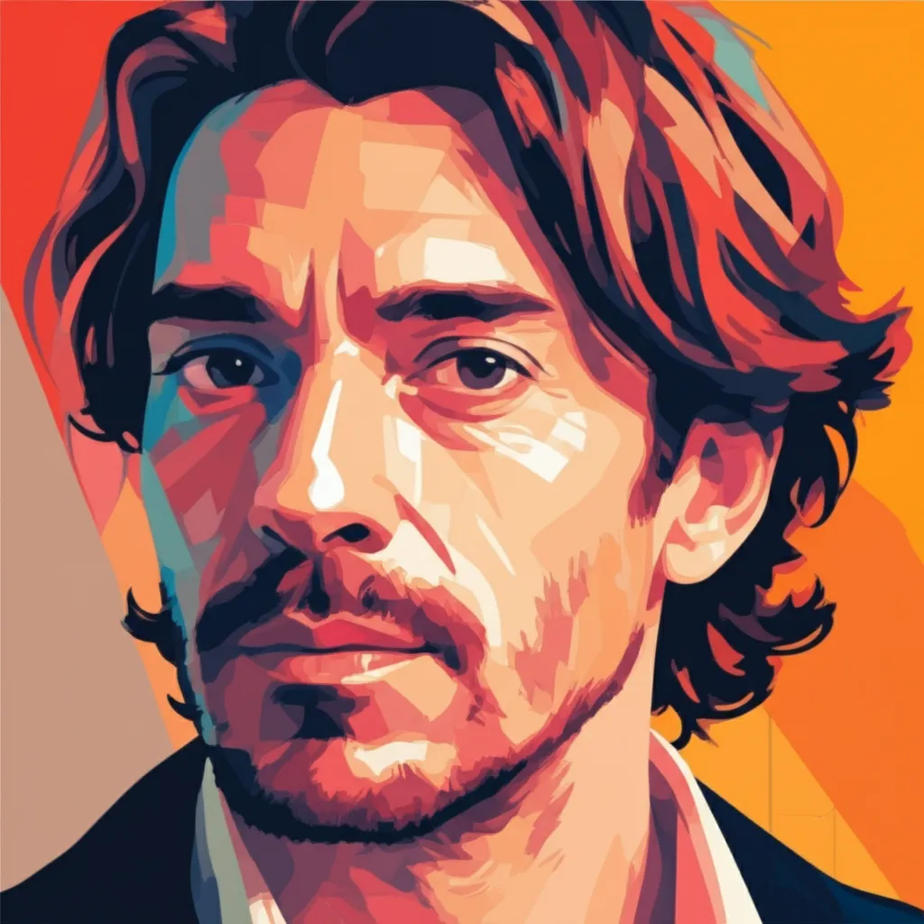 Artistic portrait of Asier Etxeandia