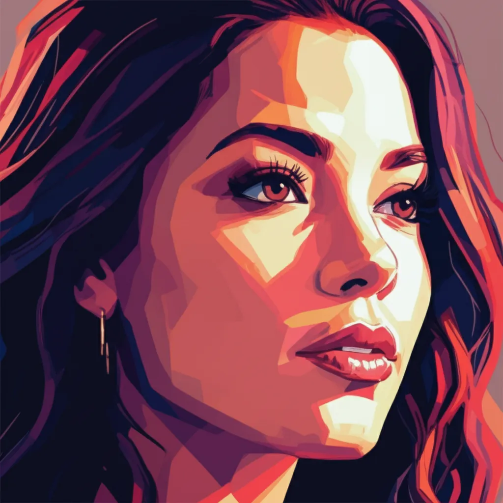 Artistic portrait of America Ferrera