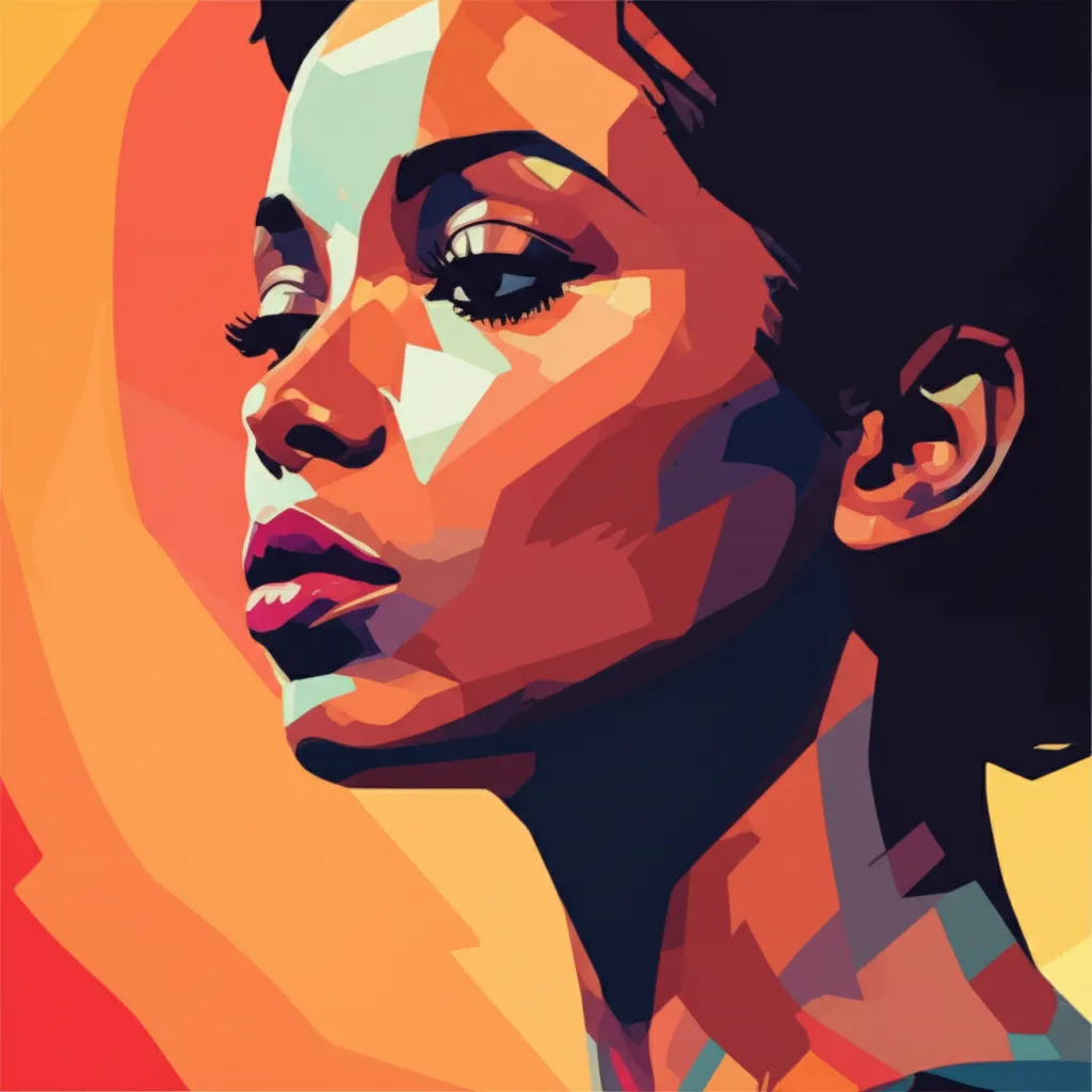 Artistic portrait of Marpessa Dawn