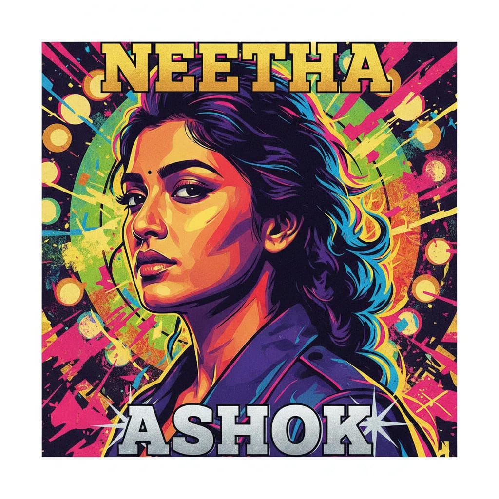 Artistic portrait of Neetha Ashok