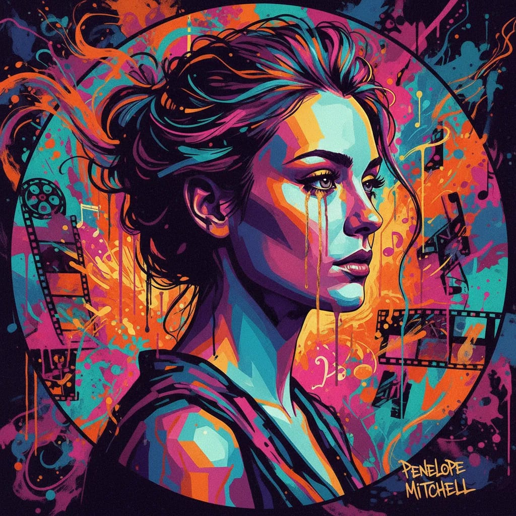 Artistic portrait of Penelope Mitchell