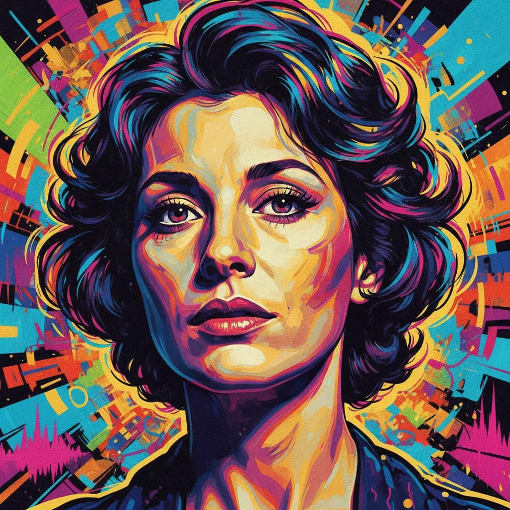 Artistic portrait of Francine Racette