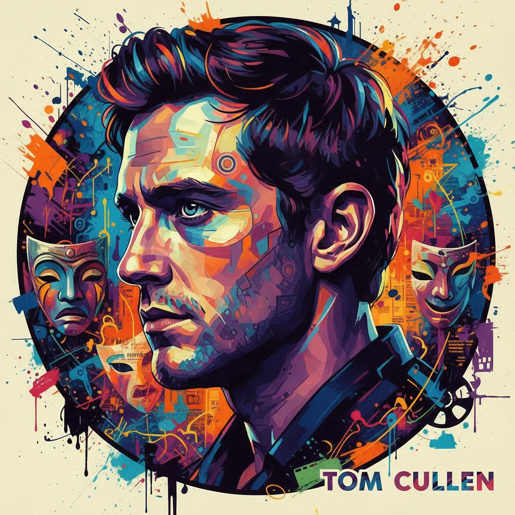 Artistic portrait of Tom Cullen