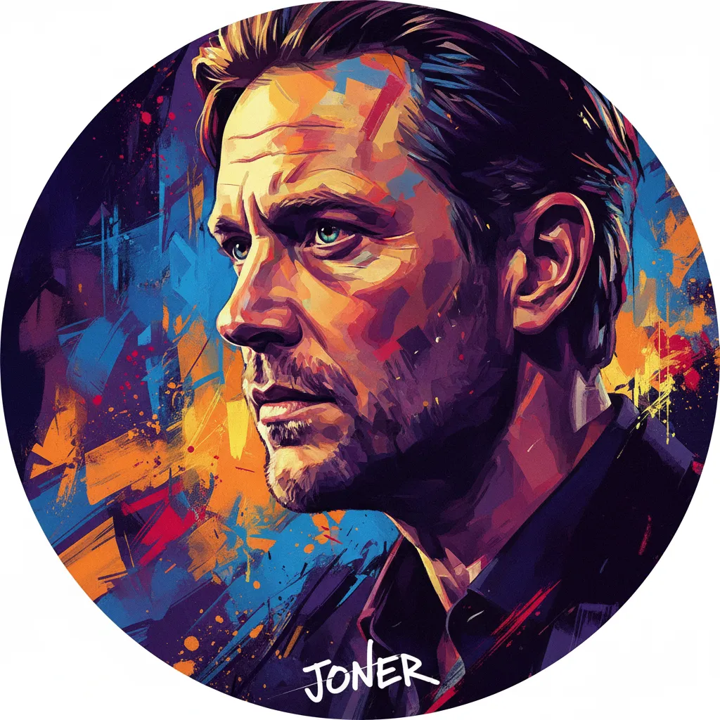 Artistic portrait of Kristoffer Joner