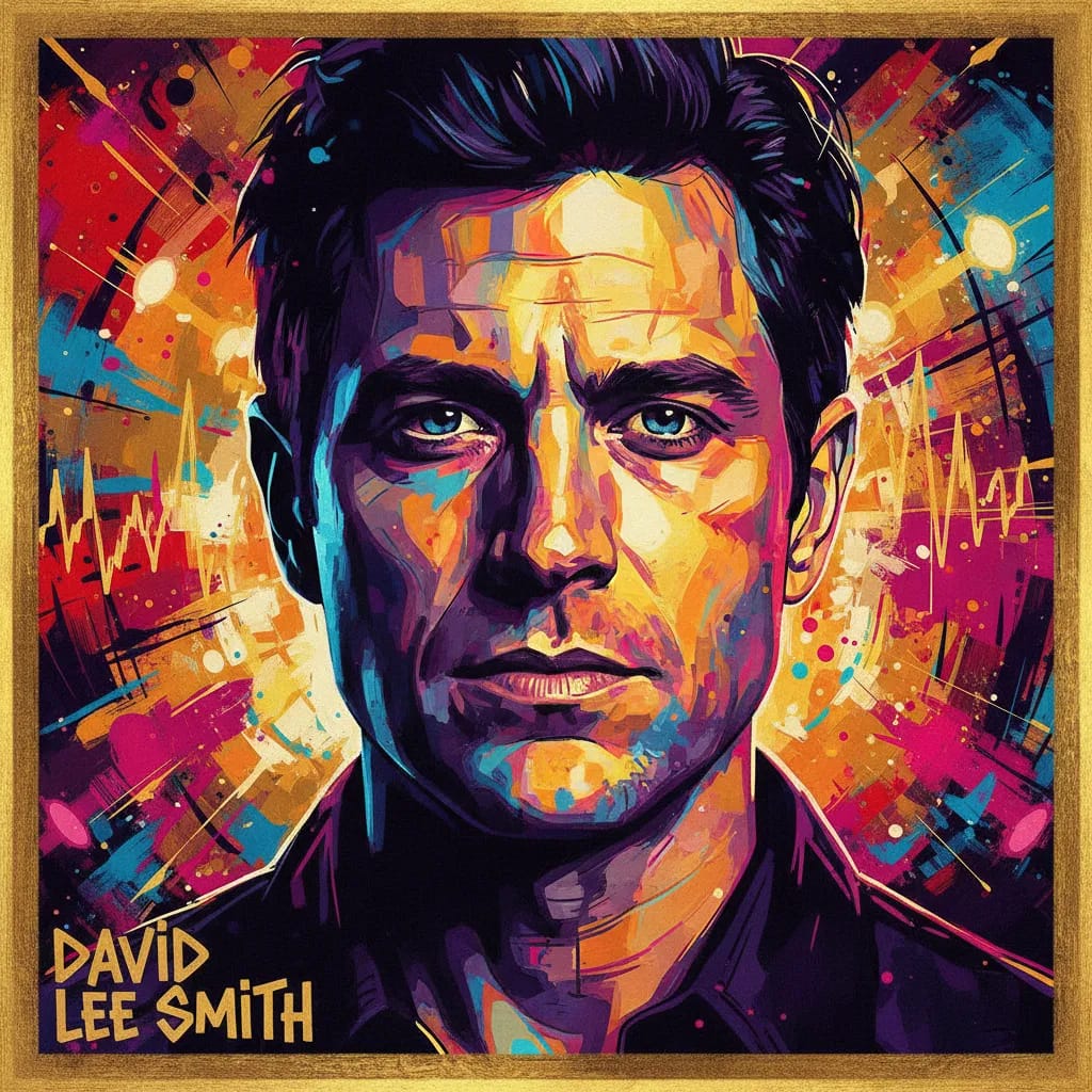 Artistic portrait of David Lee Smith