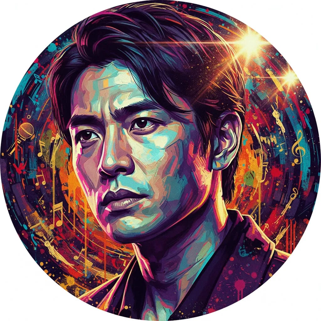 Artistic portrait of Dean Fujioka