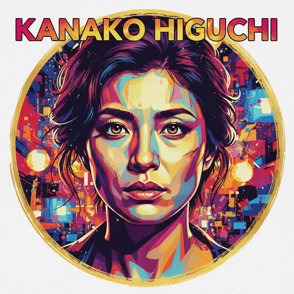 Artistic portrait of Kanako Higuchi