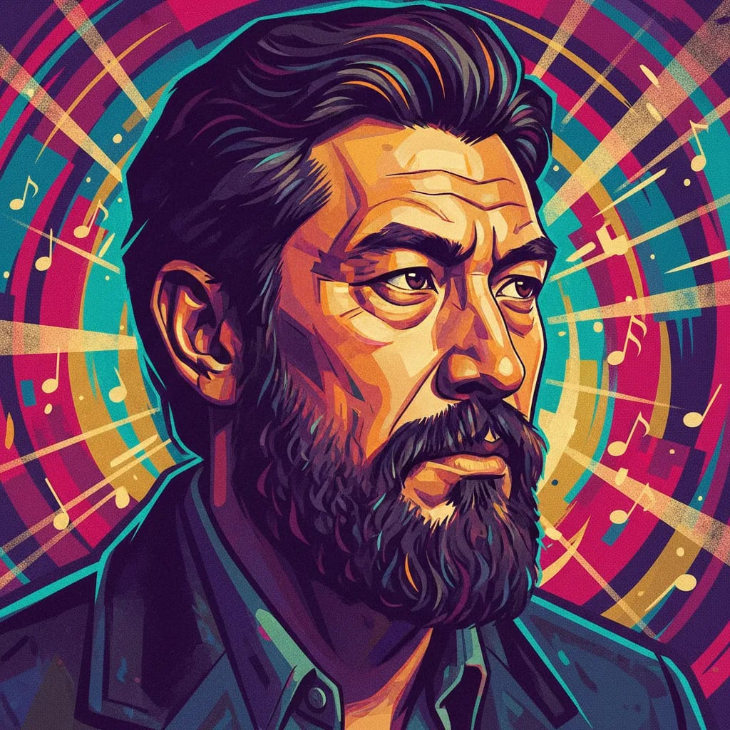 Artistic portrait of Maksim Munzuk