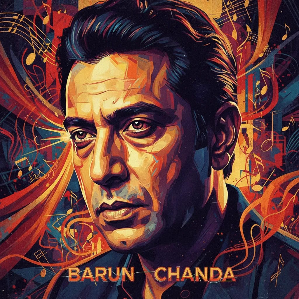 Artistic portrait of Barun Chanda