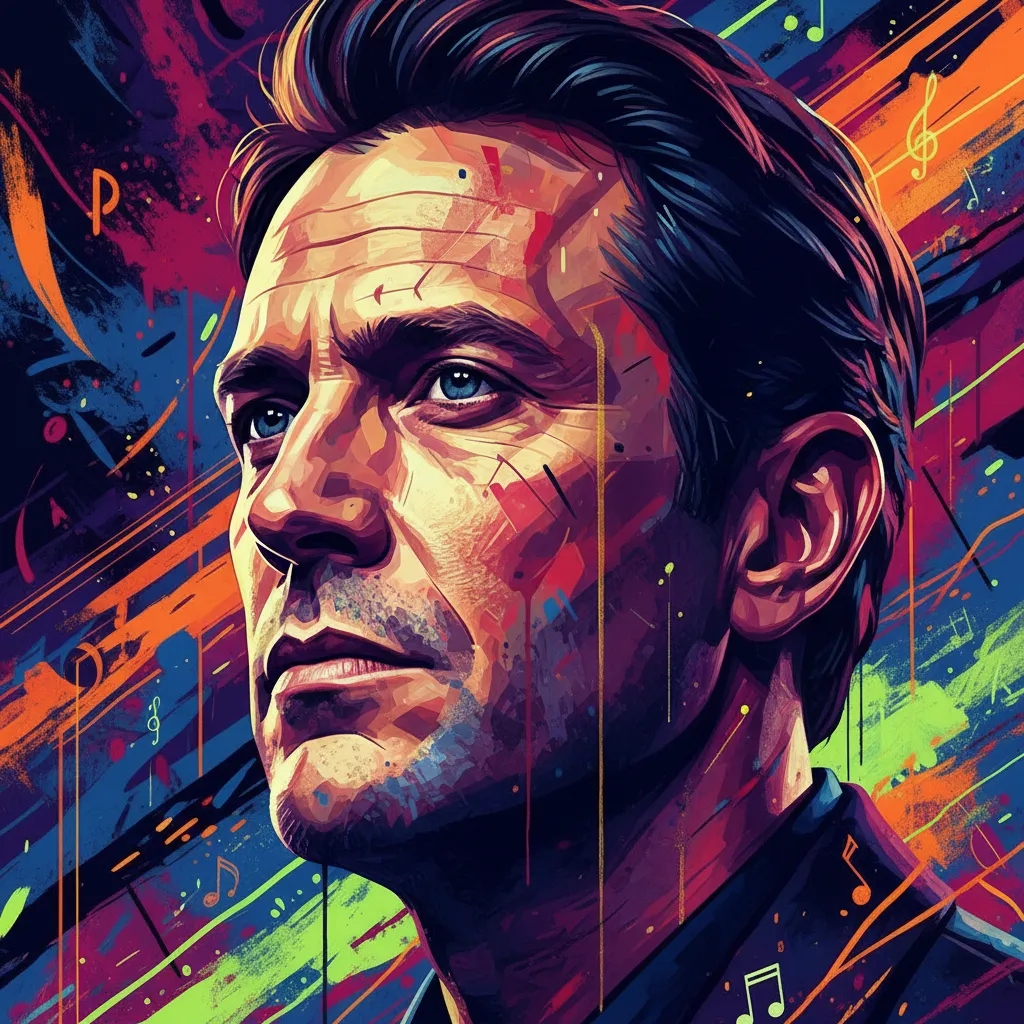 Artistic portrait of Thomas Kretschmann
