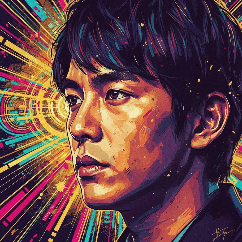 Artistic portrait of Kenshô Ono