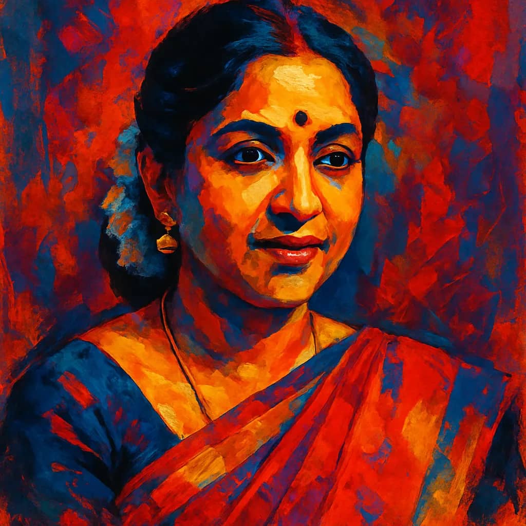 Portrait of Saranya Ponvannan