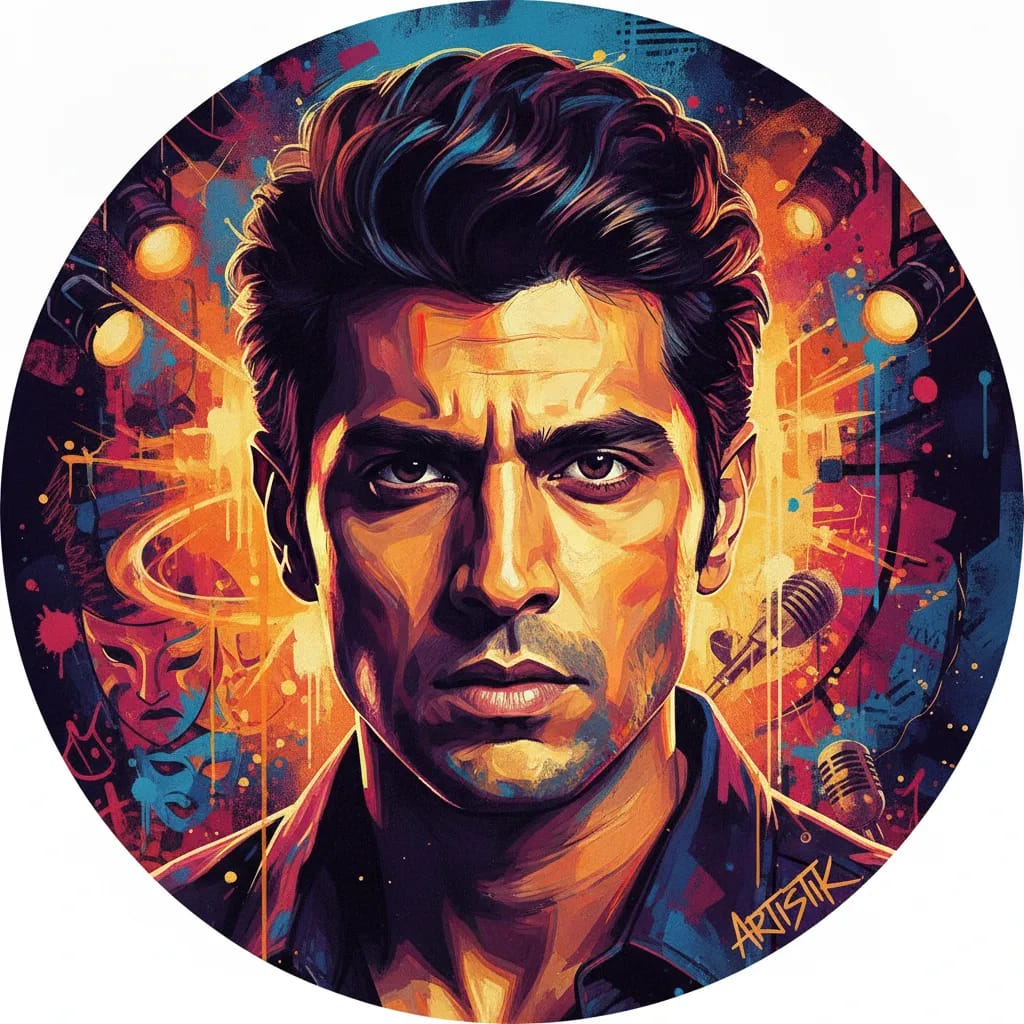 Artistic portrait of Nikhil Kapoor