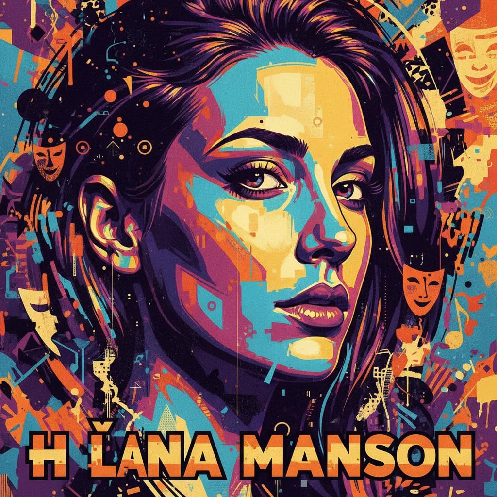 Artistic portrait of Héléna Manson