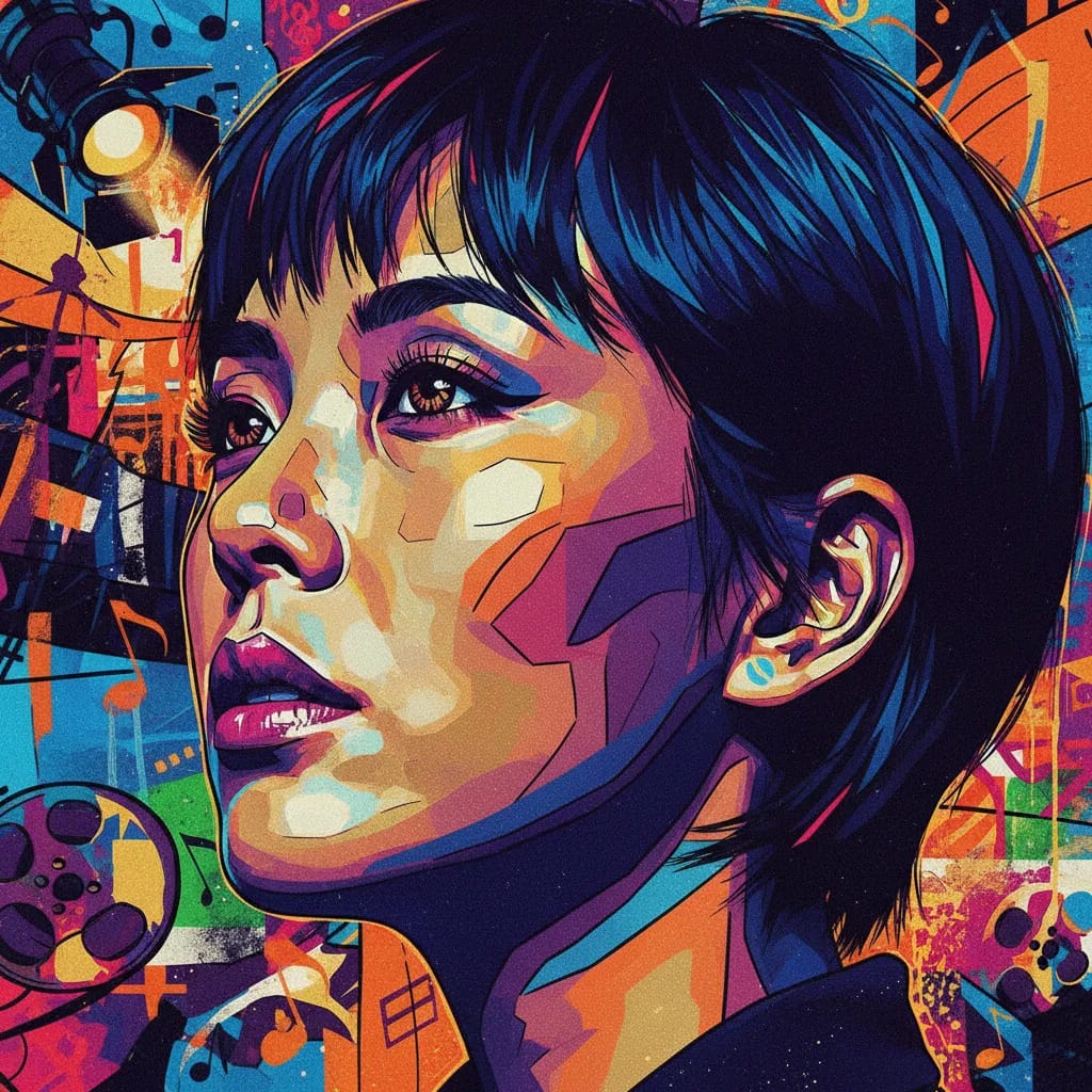 Artistic portrait of Josie Ho
